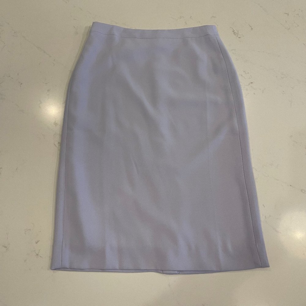J. Crew : 365 Crepe Pencil Skirt : Sweet Hyacinth: 4